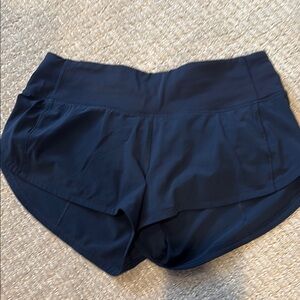 Lululemon Athletica Blue speed up shorts
